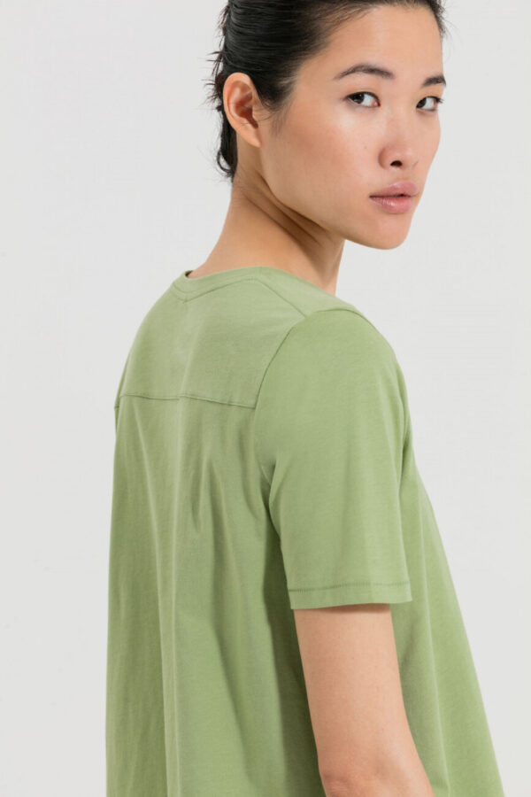 t-shirt-luisa-cerano-bawełna miękki biały zielony nadruk butik luisa bydgoszcz