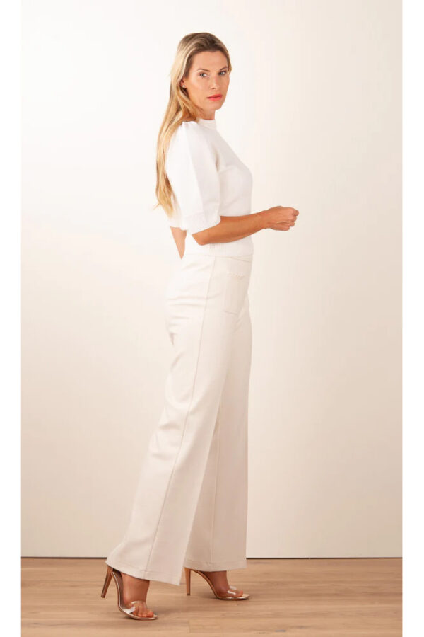 spodnie-cambio-dresowe beżowe sport wygodne butik luisa