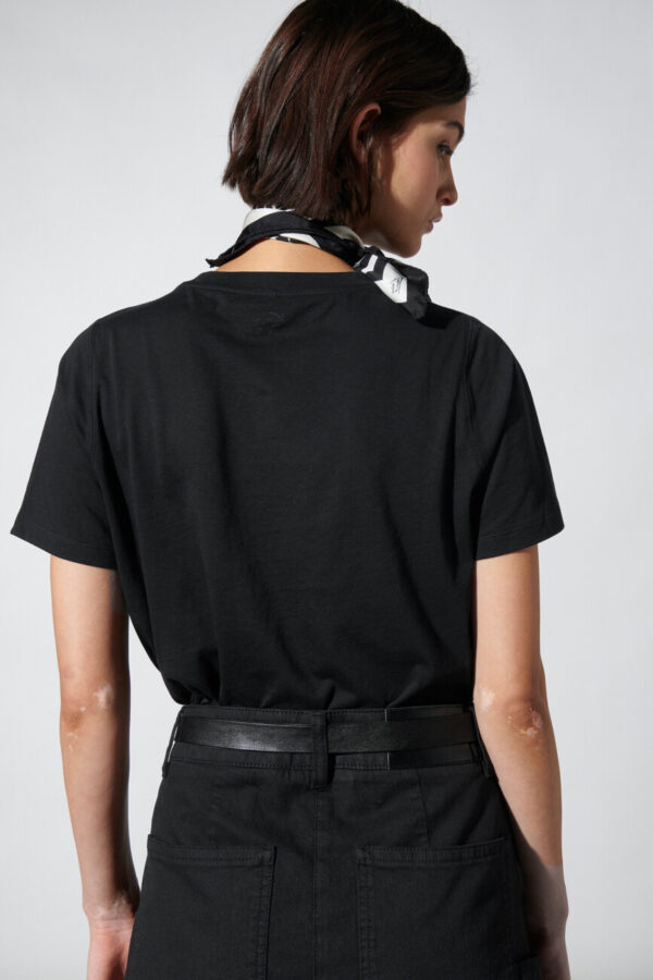 t-shirt-luisa-cerano-mieki bawełna organiczna nadruk rozcięty butik luisa bydgoszcz