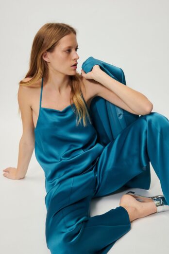 bluzka-luisa-cerano-top ramiaczka regulowany butik bydgoszcz turkusowy